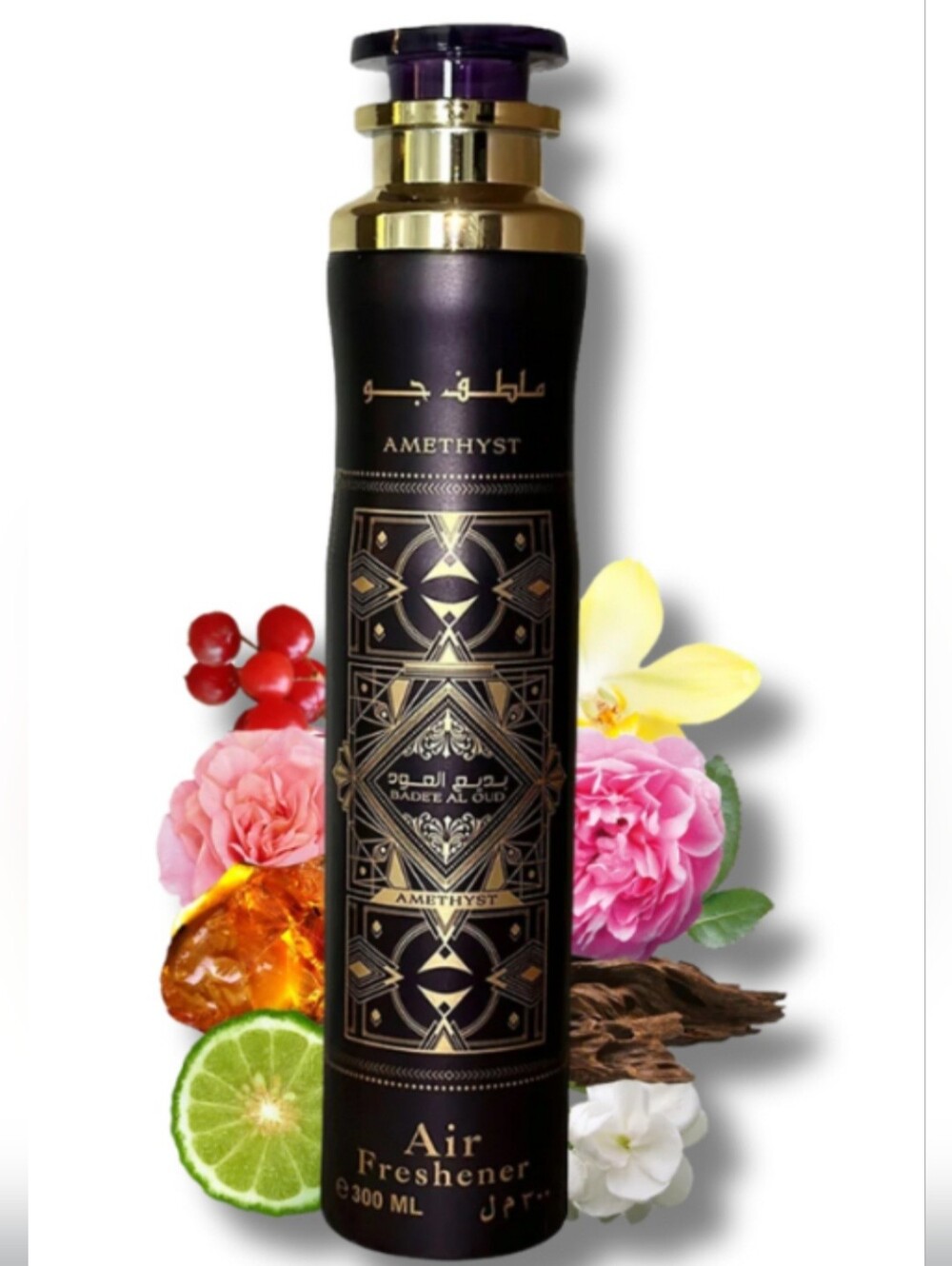 Lattafa Air Freshener Perfumed Spray 300ml BADEE AL OUD SCENT